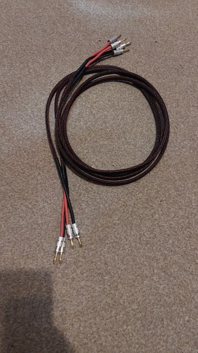 Kable głośnikowe audio  2x4mm/2x2m