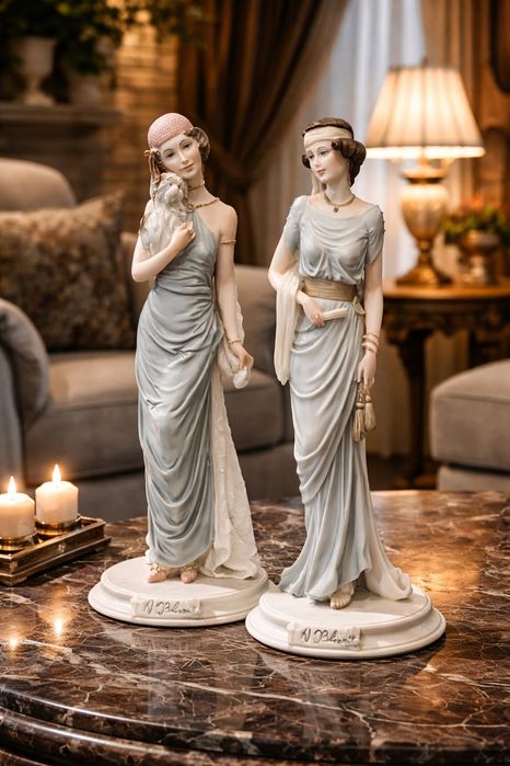 Фарфор Коллекционная пара Belcari DEAR 1987 – Италия – 25 см