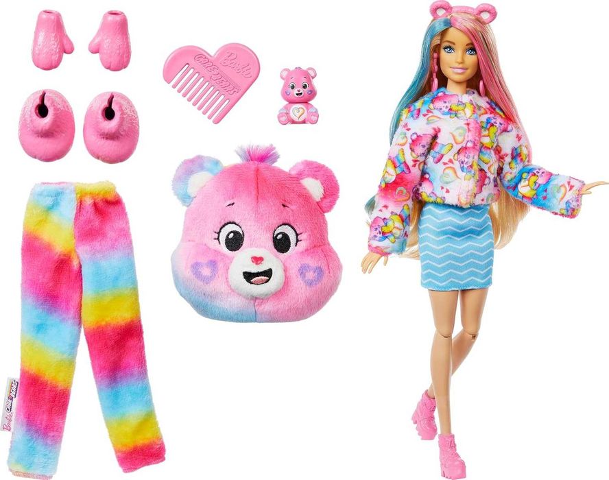 Barbie l Care Bears Doll Барбі ревіал Нова хвиля Ведмедик Єдність