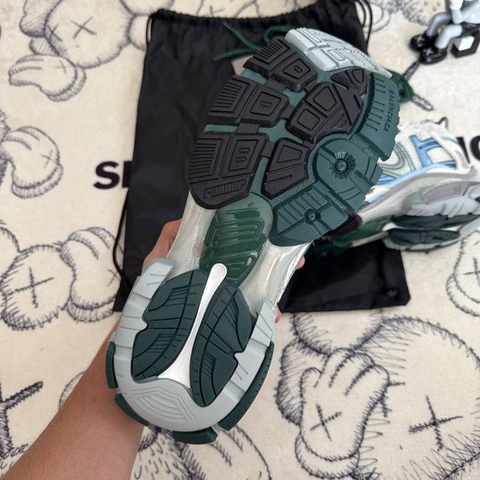 Balenciaga Runner white/green