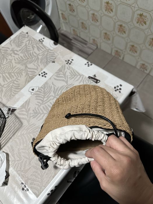 Bolsa nova  palha