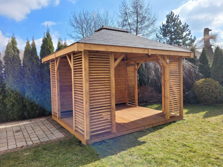 ALTANA OGRODOWA KARO 3,5x3,5 m altanka domek narzędziowy DREWNOTRIK.PL