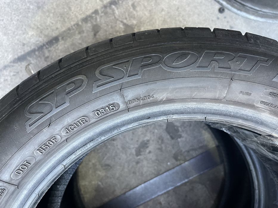 Шины 205/55 R16 Dunlop Sport б/у пара 7мм лето U6