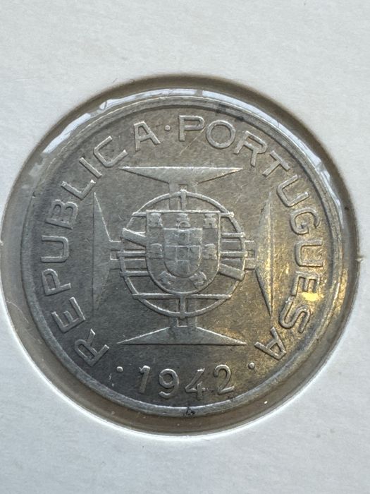 Moeda 2$50 Moçambique 1942