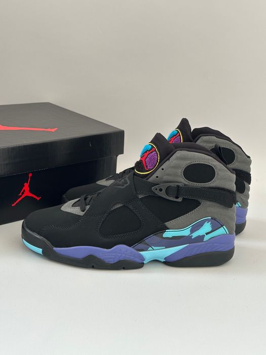 Легендарні чоловічі кросівки Air Jordan 8 Retro Aqua джордан кроссовки