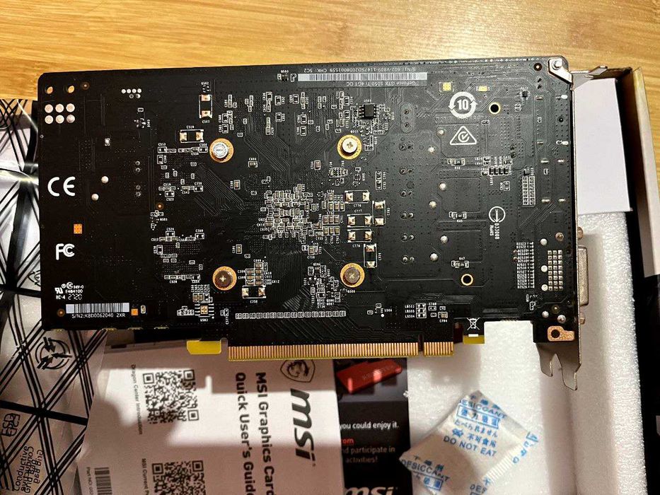 Компьютер MSI PCI-Ex GeForce GTX 1050 Ti 4GT OC 4GB GDDR5 (128bit)