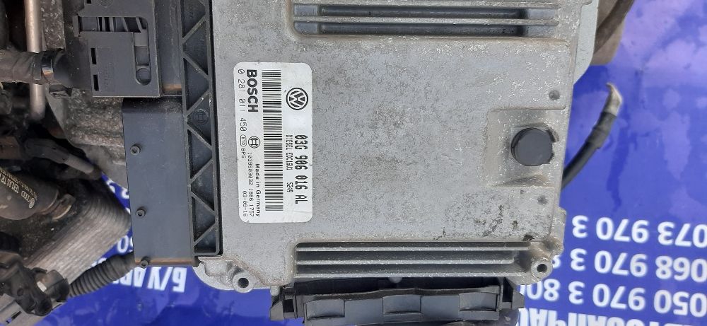 мотор двигун TDI 2.0 136 К.С AZV volkswagen TOURAN Skoda PASSAT seat