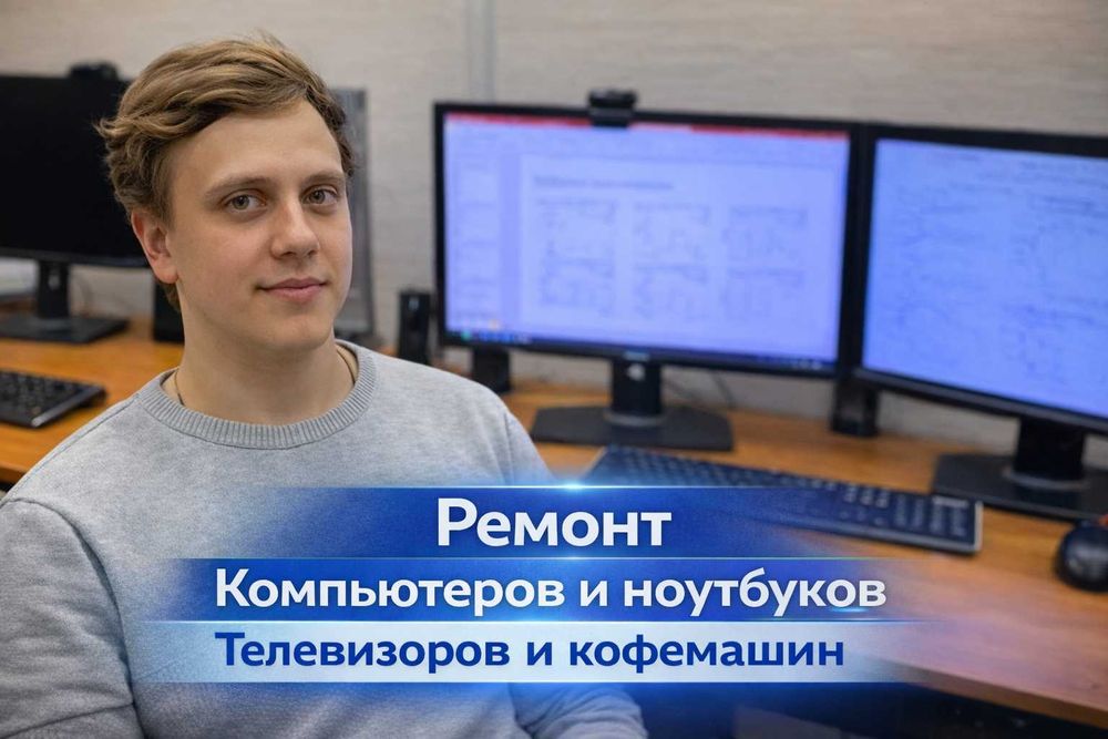 Ремонт компьютеров и телевизоров — быстро, качественно, с гарантией