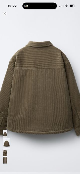 Вельветова рубашка фірми Zara ,розмір 140