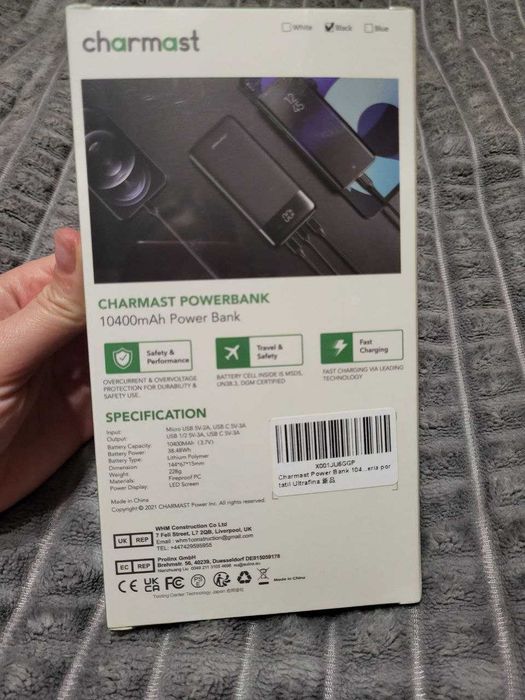 павер банк \ power bank charmast 10400mah