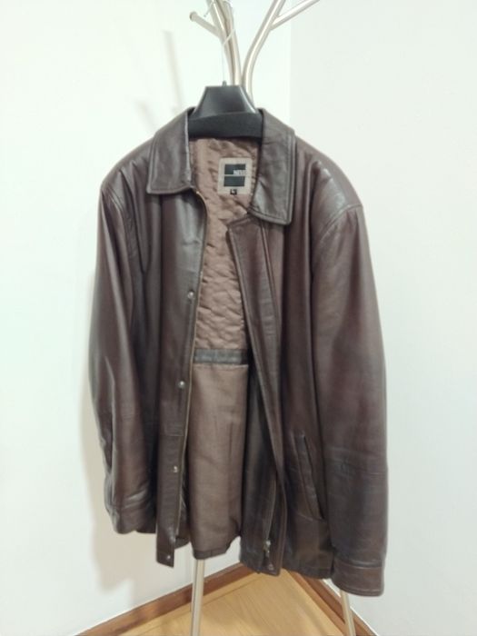 Casaco em Pele Vintage