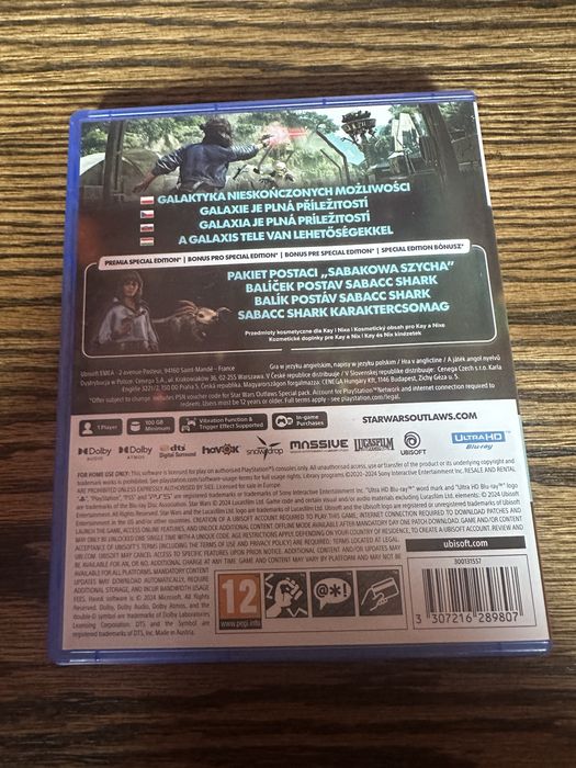 Sprszedam gre Star Wars: Outlaws Ps5