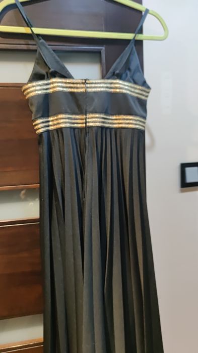 Sukienka maxi czarna długa r. 36