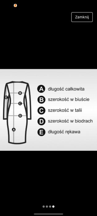 Granatowa Sukienka
