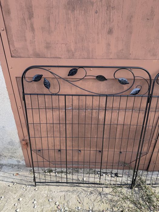 Ogrodzenie ogrodowe Metalowe 1,12 x 0,9m 6sztuk