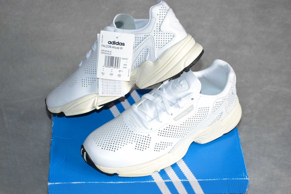 Nowe Buty Adidas FALCON Allluxe Skóra Eur 38 -40 2/3 Damskie Oryginał