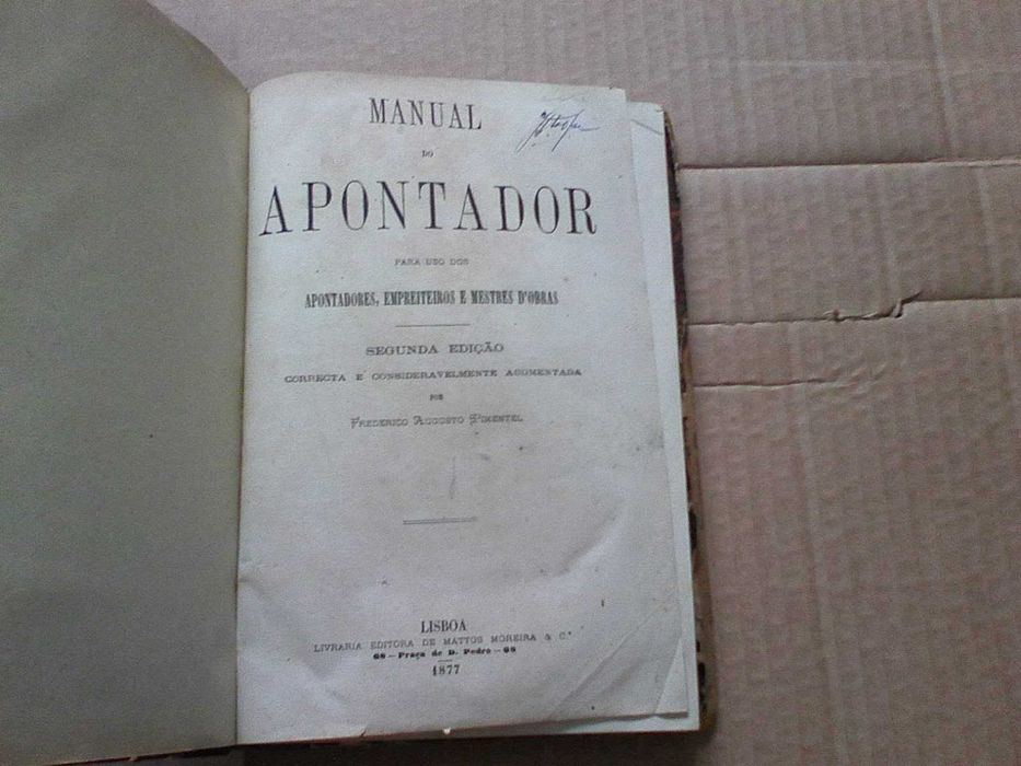 Manual Do Apontador.  Apontadores, Empreiteiros E Mestres D´Obras