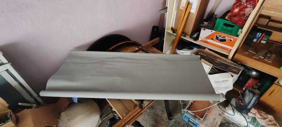 2x Blackout / cortinado cinzento 150x200