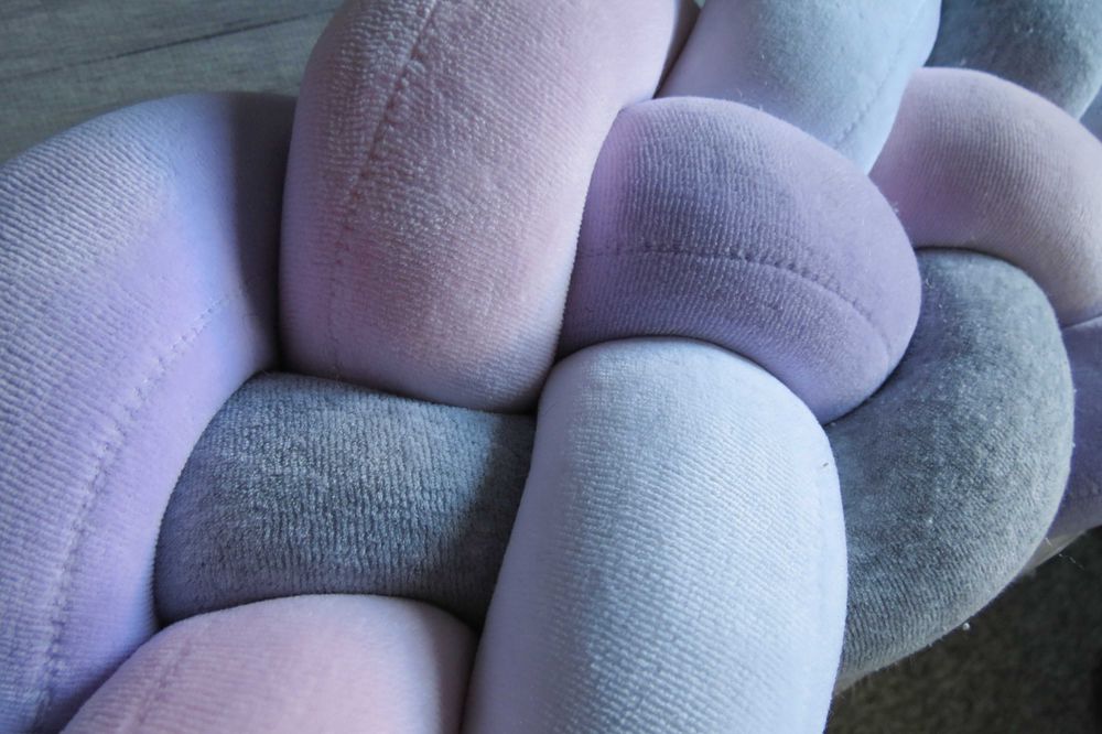 Захисний бортик в ліжечко IngVart Косичка 20х240 см Бортик в кроватку