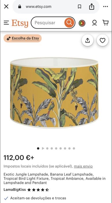 Candeeiro Elegante Novos 2 Unidades!