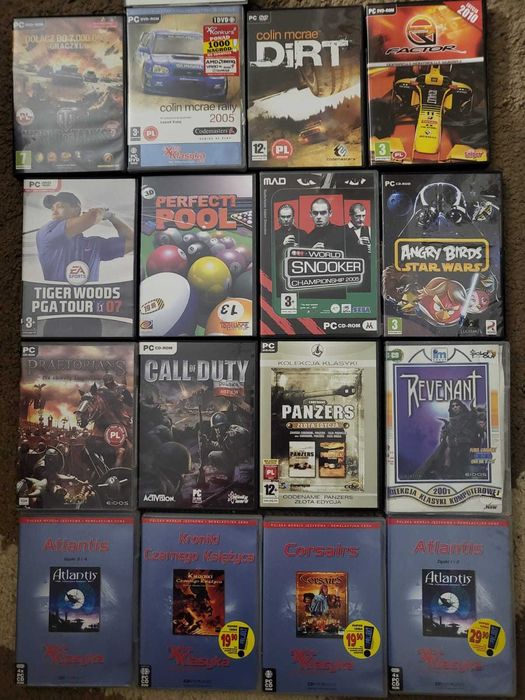 Zestaw gier PC, XXL, super stan, kolekcja, plus gratis Rome II Okazja!!