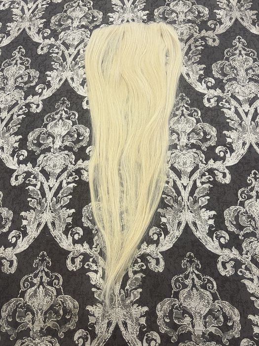 Трессы 70 см натуральные волосы, топер, накладка,парик,шиньон блонд