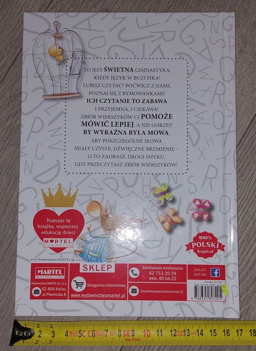 Książka dla dzieci "Wiersze logopedyczne "