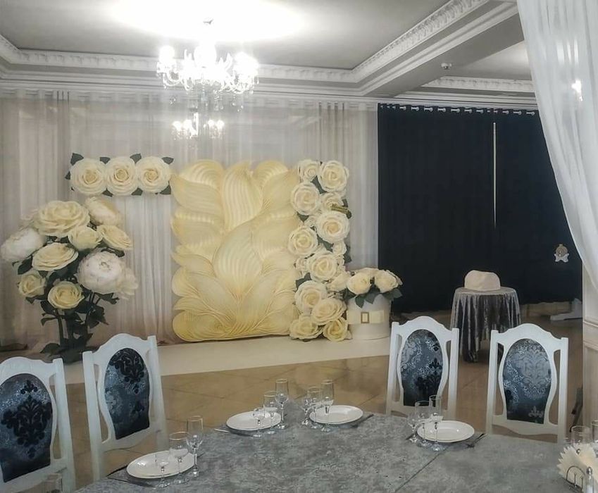 Фотозона квіткова, фотозона зефірна,