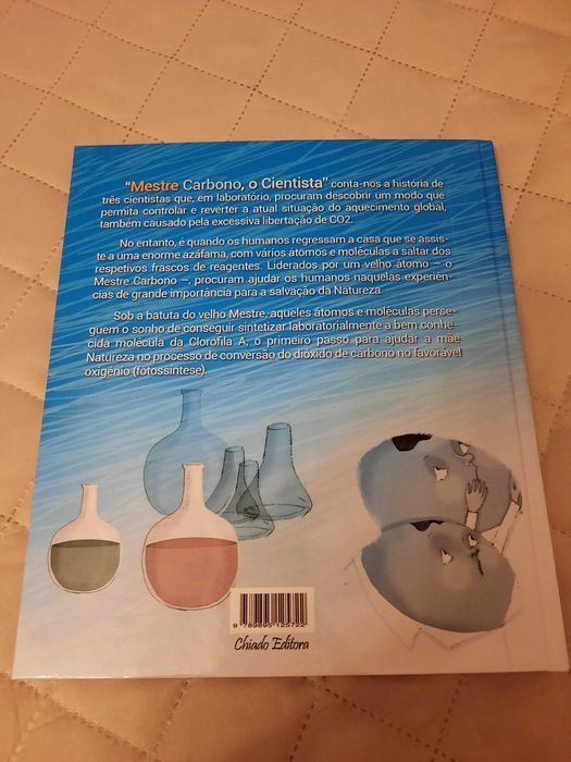 Livro Novo "O mestre Carbono o cientista" portes incluídos