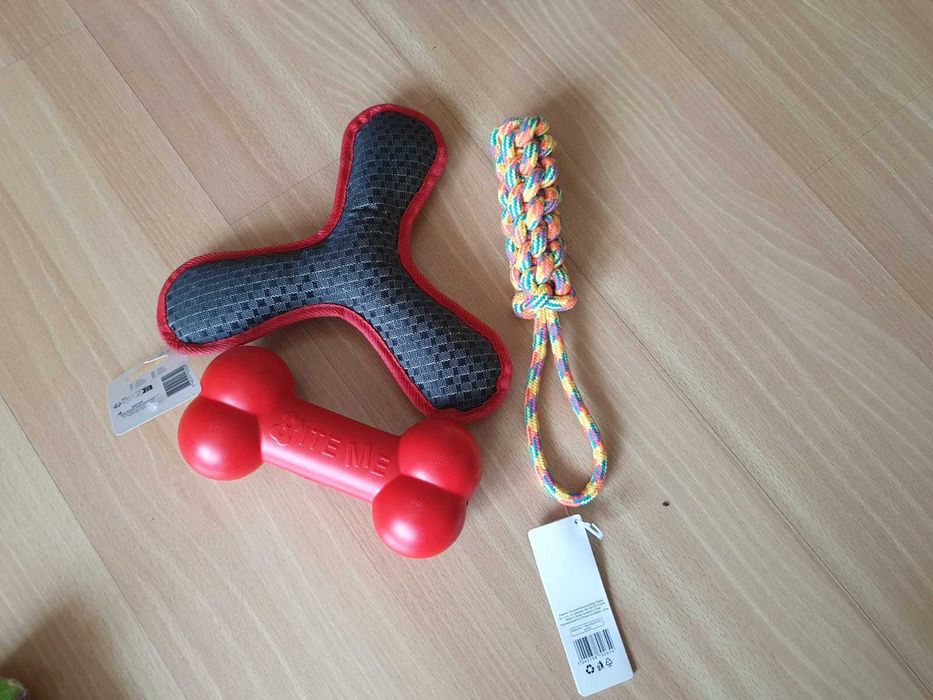 zabawki dla psa, zestaw