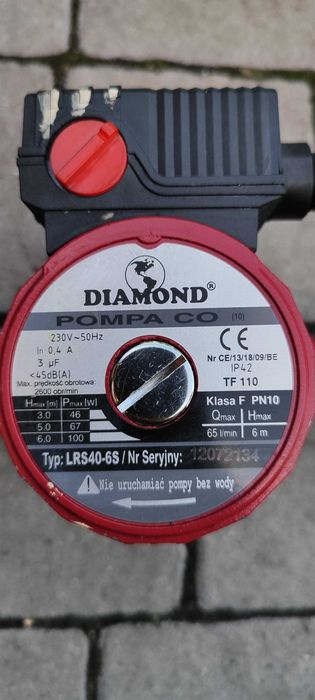 Pompa CO / CWU DIAMOND - 2 szt. Cena za sztukę.