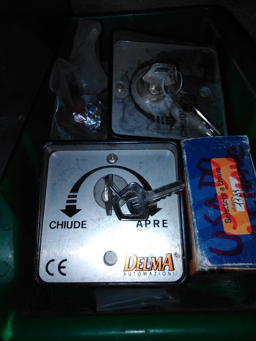 Comando chave para grades de enrolar ou portoes