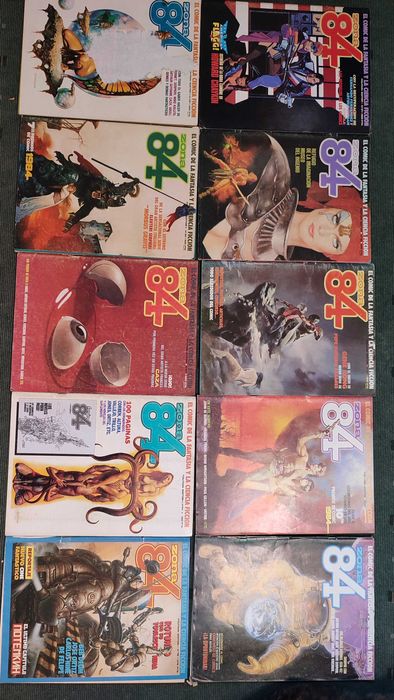 Lote 10 livros de BD Zona 84