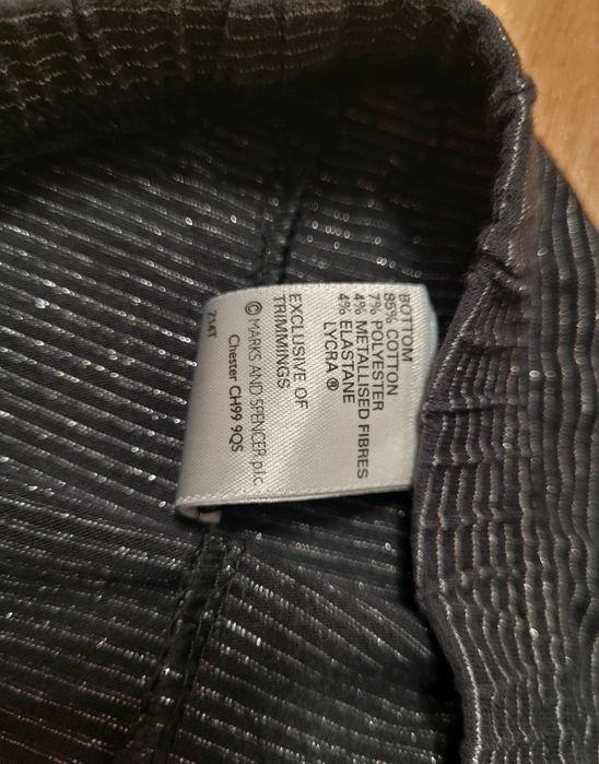 Zestaw bluzka i legginsy dziewczynka roz 12 mc 74 cm