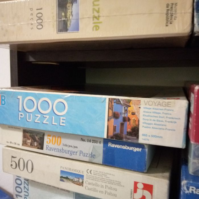 Puzzles vários tamanhos64861262203267126