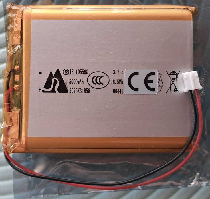 Bateria de lítio para pequenos aparelhos 5000mAh, 3,7V