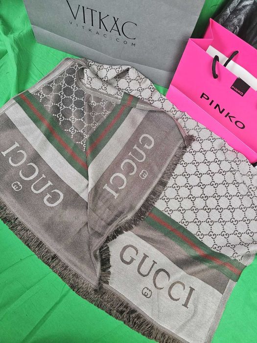 Szalik chusta Louis Vuitton LV nowość bawelna Gucci unisex