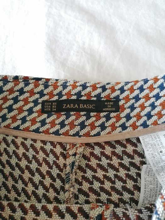 Calções tricolor Zara Tam. XS