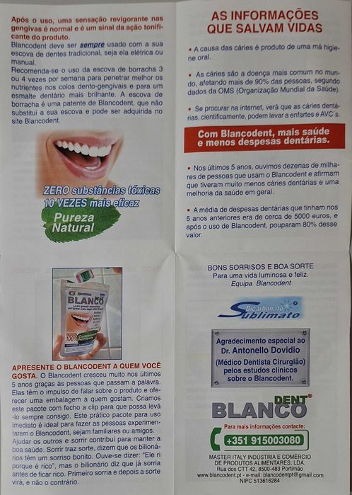 Dentífrico concentrado micronizado revolução para dentes brancos