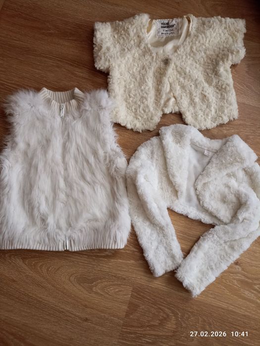 Курточка, джинси, рубашки, желетки розмір 116-122