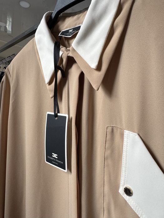 Elisabetta Franchi Блуза блузка сорочка рубашка шифоновая оригинал