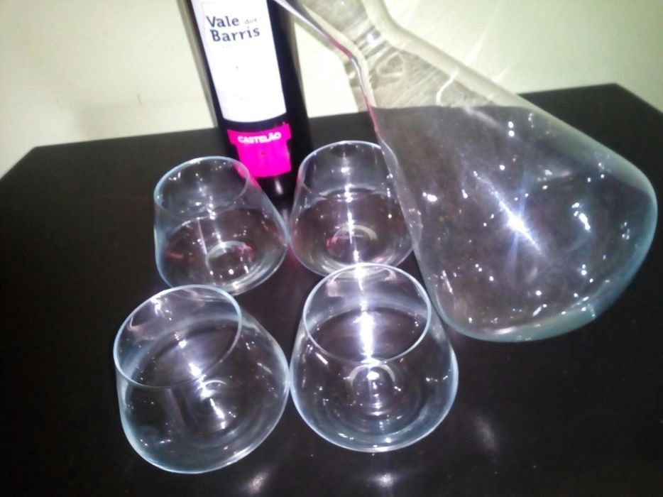 Conjunto de Decantador e 4 copos Original