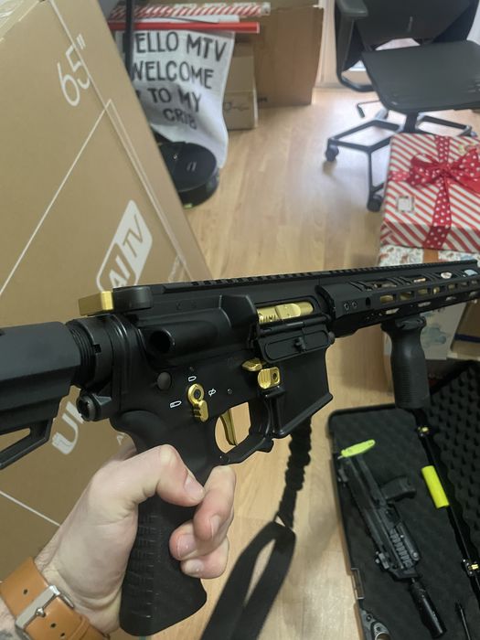 Airsoft Tokyo Marui MTR16 G-Edition GBBR + 4x Mags + Upgrades