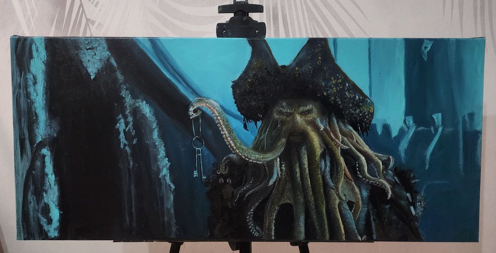 Картина маслом "Ключ від скрині мерця"