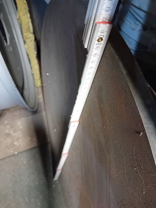 Blacha stalowa kowadło dekel 80cm