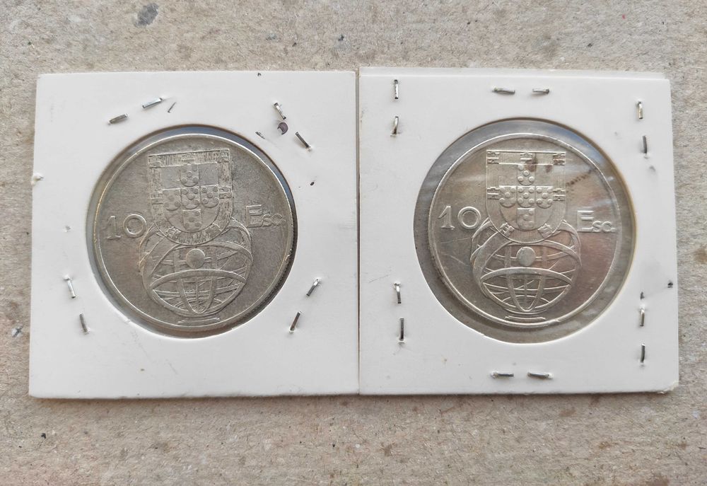 Conjunto Moedas de 10 escudos 1954 + 1955 #2