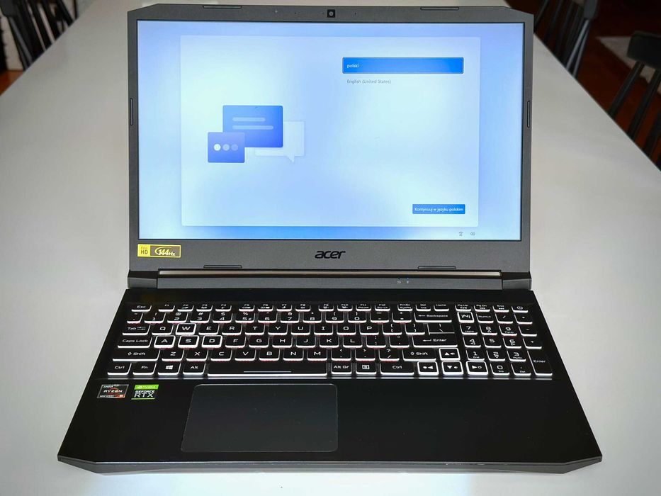 Acer Nitro 5 - 40 GB RAM!! - Ryzen 5 5600H / RTX 3060 6 GB / SSD 1 TB - STAN BDB, FV