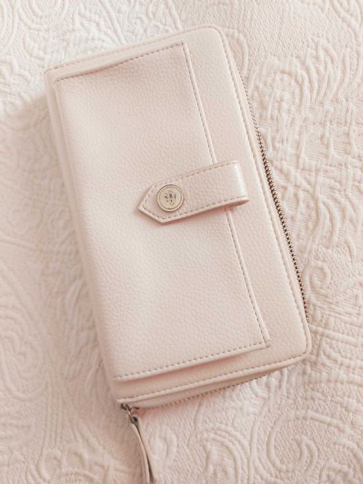 Carteira beige Parfois