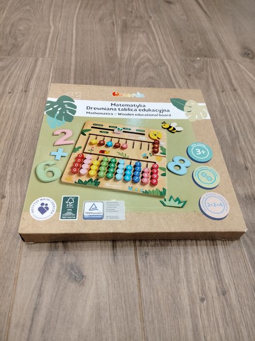 Drewniana tablica Matematyka