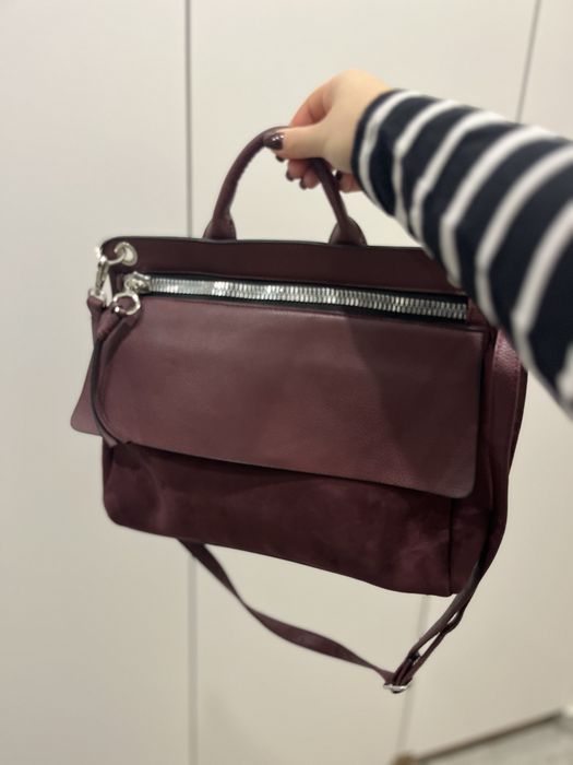 New look сумка бордова вишнева бордовий колір марсала